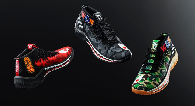 damian lillard shoes bape